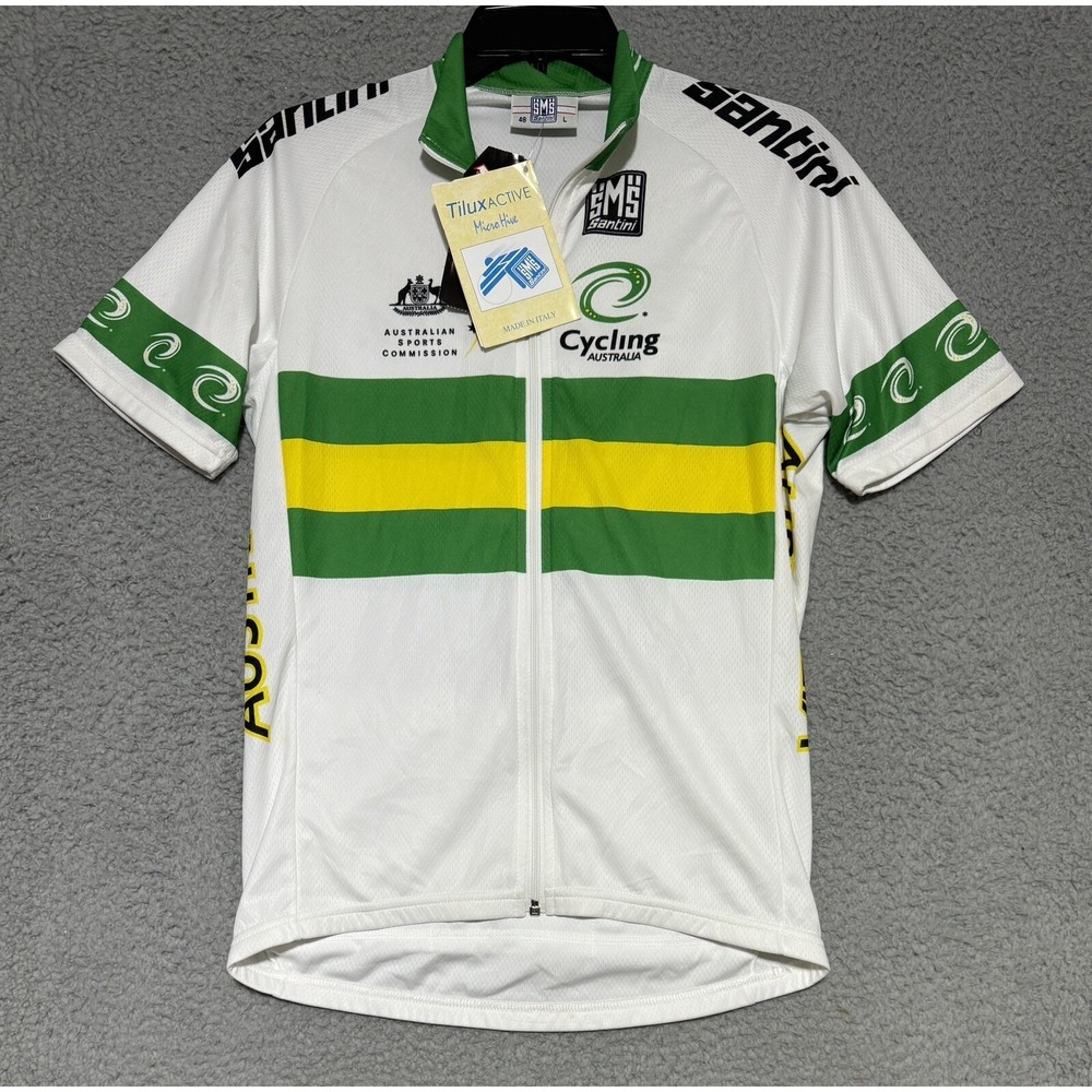 Vintage SMS Santini Tilux Active Micro Hive Australia Cycling Mens 48 Large NEW